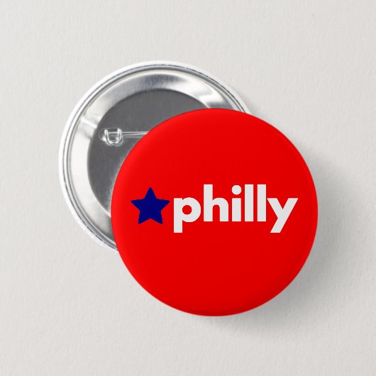 Philly Ronde Button 5,7 Cm (Voorkant /achterkant)