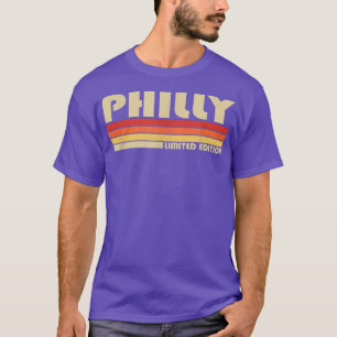 Philly School Sports Name Retro Gift Mannen W T-shirt
