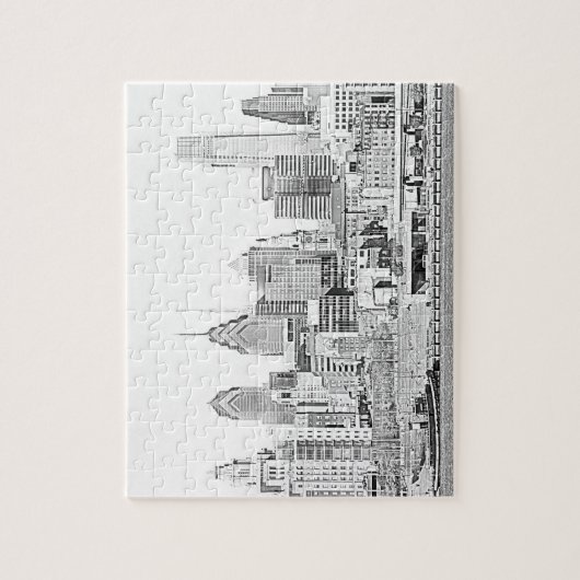 Philly Sketch Puzzle Legpuzzel (Verticaal)