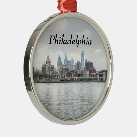 Philly skyline 2 metalen ornament (Rechts)