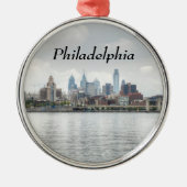 Philly skyline 2 metalen ornament (Voorkant)