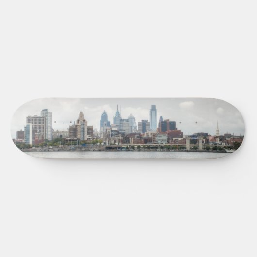 Philly skyline 2 persoonlijk skateboard (Horizontaal)