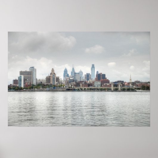 Philly skyline 2 poster (Voorkant)