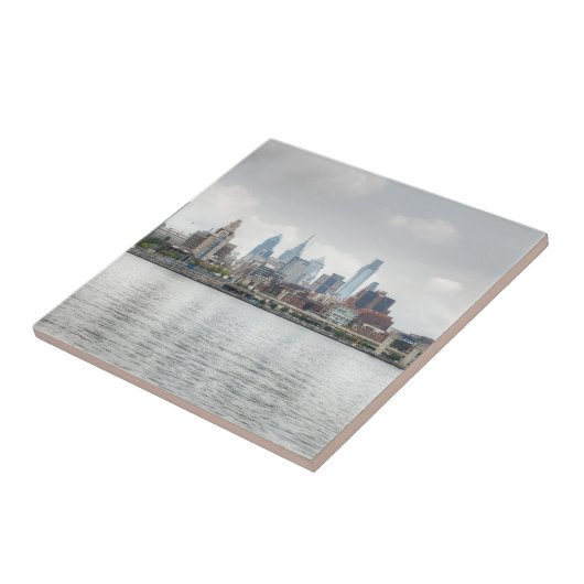 Philly skyline 2 tegeltje (Zijkant)