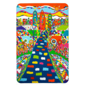 Philly Skyline 4 x 6 flexibele magneet (Verticaal)