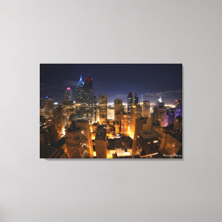 Philly Skyline Canvas Afdruk