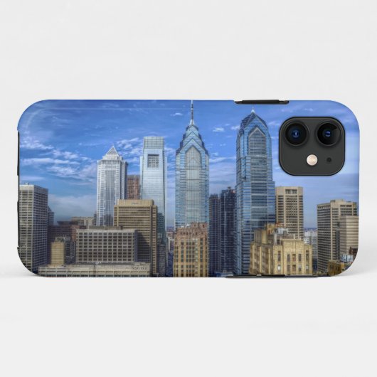 Philly Skyline Case-Mate iPhone Case (Achterkant (horizontaal))