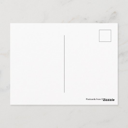 Philly Skyline - Cat on Fence Briefkaart (Achterkant)