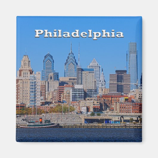Philly Skyline Magnet (Voorkant)
