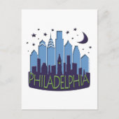 Philly Skyline megcool Briefkaart (Voorkant)