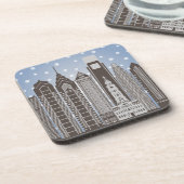 Philly Snowflakes Drankjes Onderzetter (Linkerzijde)