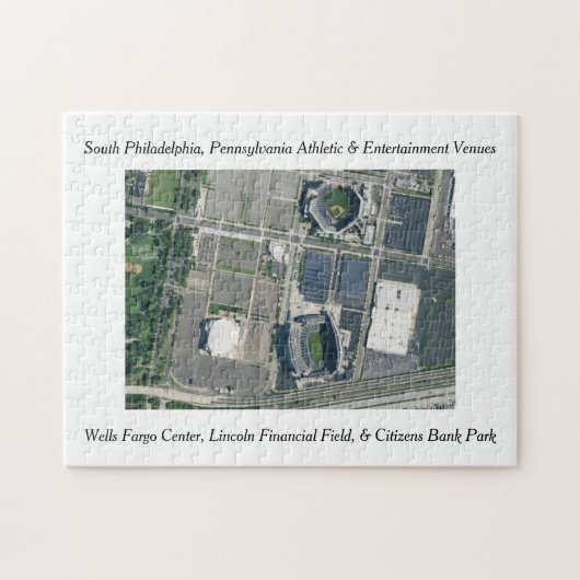 Philly Sports & Entertainment Fac. Jigzaag Puzzle Legpuzzel (Horizontaal)
