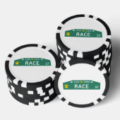 Philly Straatbord Pokerchip: Voor UW Adres!  Poker Chips (Opstapeling)