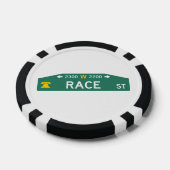 Philly Straatbord Pokerchip: Voor UW Adres!  Poker Chips (Enkel)
