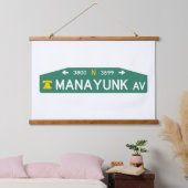 Philly Street Sign: Made For YOUR Address!  Hangend Wandkleed (Slaapkamer)