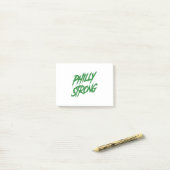 Philly Strong Graffiti Stijl Post-it® Notes (Op bureau)