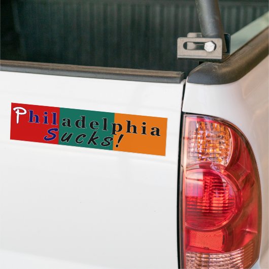 Philly Sucks Bumpersticker (Op Truck)