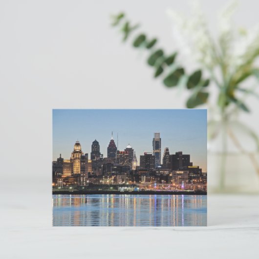 Philly sunset briefkaart (Staand voorkant)