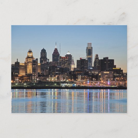 Philly sunset briefkaart (Voorkant)