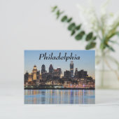 Philly sunset briefkaart (Staand voorkant)