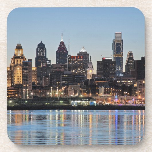 Philly sunset drankjes onderzetter (Voorkant)