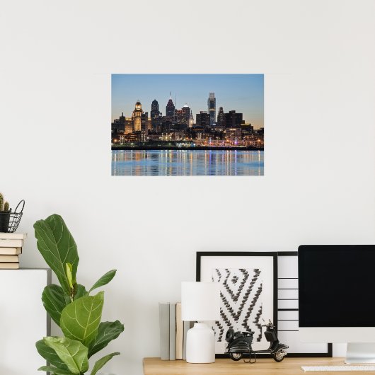 Philly sunset poster (Thuiskantoor)