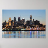 Philly sunset poster (Voorkant)