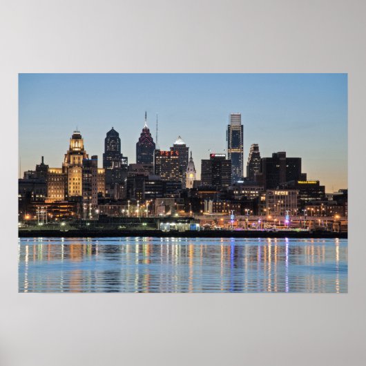 Philly sunset poster (Voorkant)