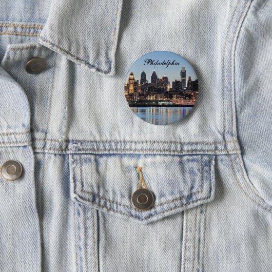 Philly sunset ronde button 5,7 cm (In situ)