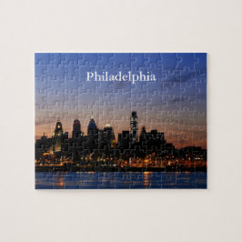 Philly Sunset Skyline Puzzle Legpuzzel
