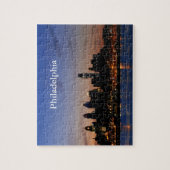 Philly Sunset Skyline Puzzle Legpuzzel (Verticaal)