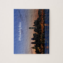 Philly Sunset Skyline Puzzle Legpuzzel