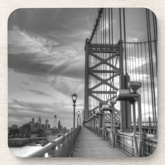 Philly van de brug onderzetter (Voorkant)