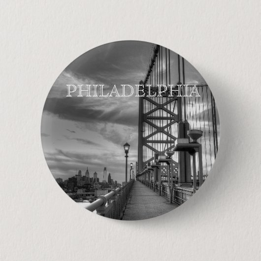 Philly van de brug ronde button 5,7 cm (Voorkant)