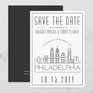 Philly Wedding   De gestileerde Veldlijn sparen de Kaart