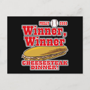 Philly Winner Cheesesteak-diner Briefkaart