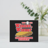 Philly Winner Cheesesteak Dinner Briefkaart (Staand voorkant)