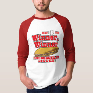 Philly Winner Cheesesteak Dinner T-shirt