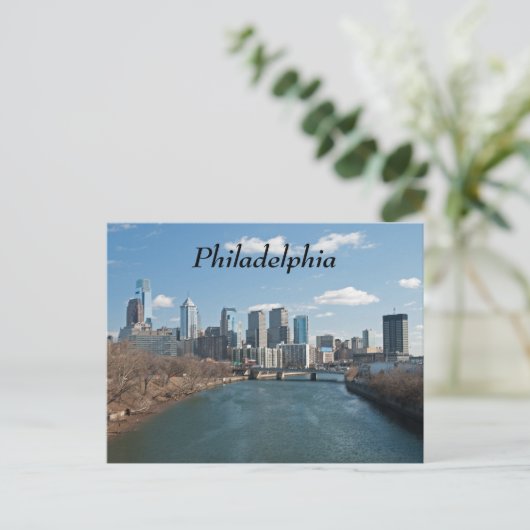Philly winter briefkaart (Staand voorkant)