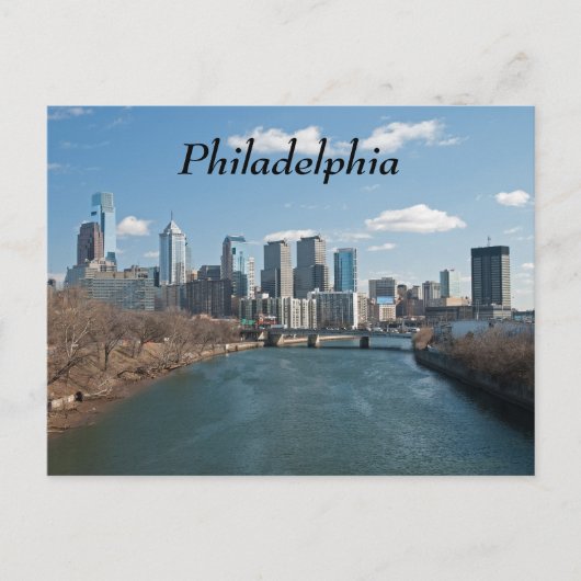 Philly winter briefkaart (Voorkant)