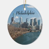 Philly winter keramisch ornament (Links)