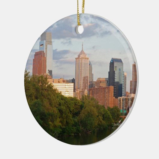 Philly zomer keramisch ornament (Links)