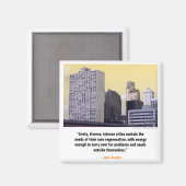 "PhillyTunes" Jane Jacobs Magnet (Voorkant / Achterkant)