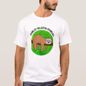 Philo-sloth-graphic Funny Animal Sloth Pun T-shirt (Voorkant)
