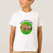 Philo-sloth-graphic Funny Animal Sloth Pun T-shirt (Voorkant)