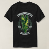 Philodendron Billietiae Variegated Botanist leaves T-shirt (Design voorkant)