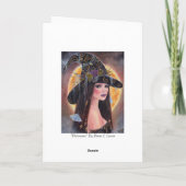 Philomena Halloween spooky-hekkenkaart van Renee Kaart (Achterkant)