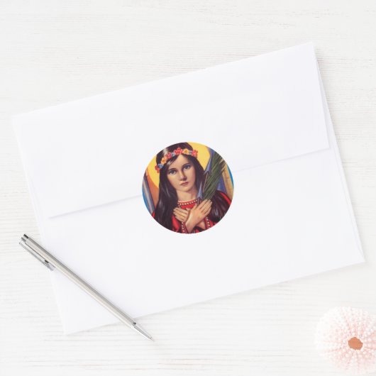 Philomena Ronde Sticker (Envelop)