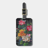 Philomena Victoriaans Bouquet Bagagelabel (Voorkant verticaal)
