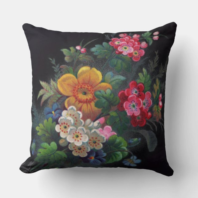 Philomena Victoriaans Bouquet Sierkussen (Voorkant)